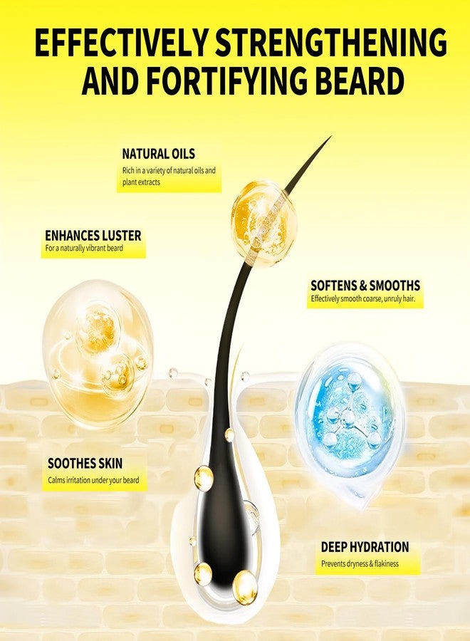 سيفيتش زيت اللحية سيفيتش للرجال 30 مل - زيت طبيعي لنمو اللحية، مع زيت الأرغان والجوجوبا، ينعم ويقوي ويرطب الشارب الجاف، غير دهني وسريع الامتصاص، مظهر صحي - Image 5